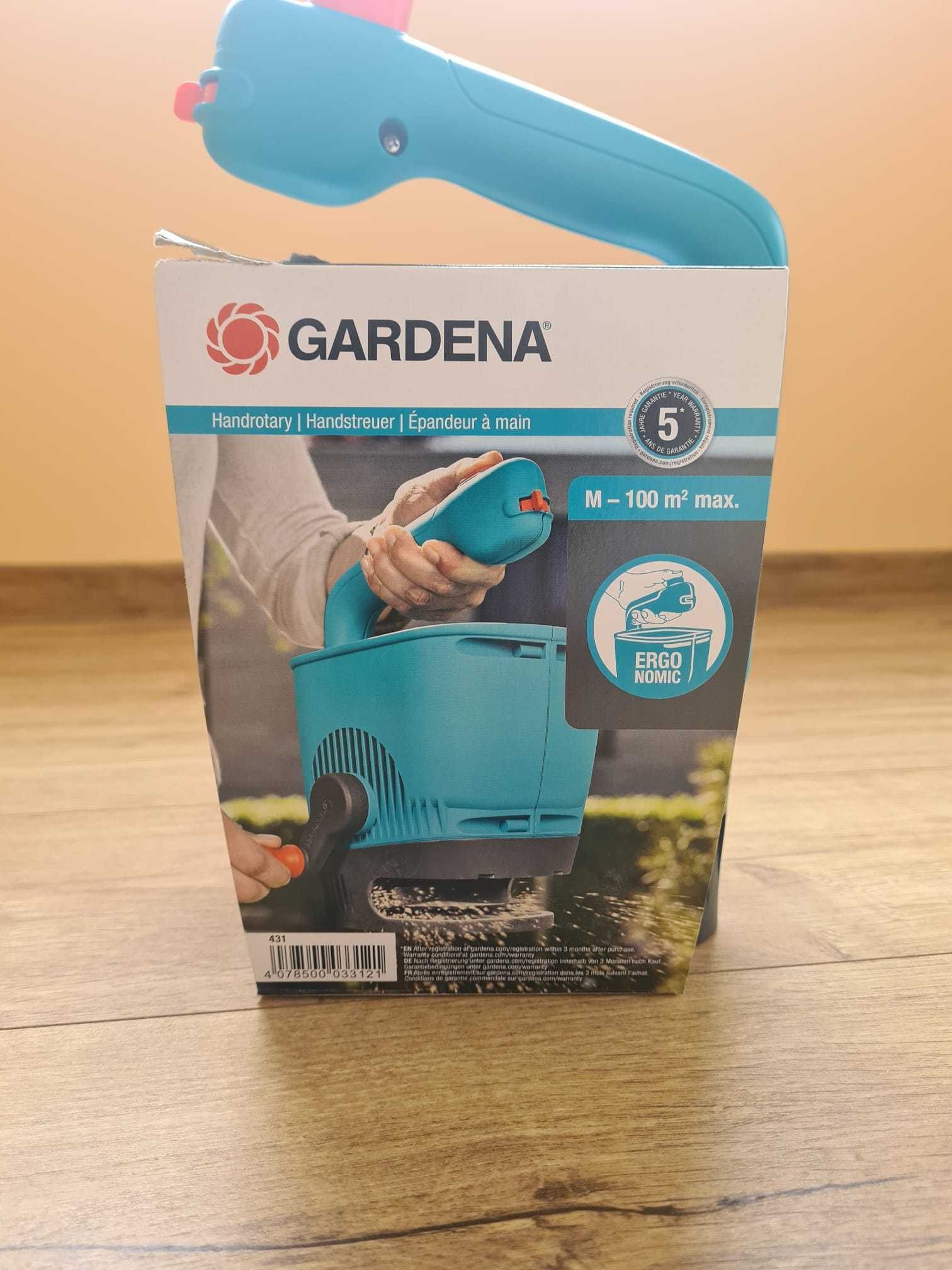 Gardena Handrotary – ręczny siewnik / rozsiewacz do nawozu NOWY