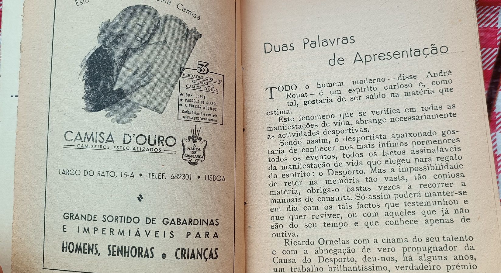 Livro história do futebol português 1958