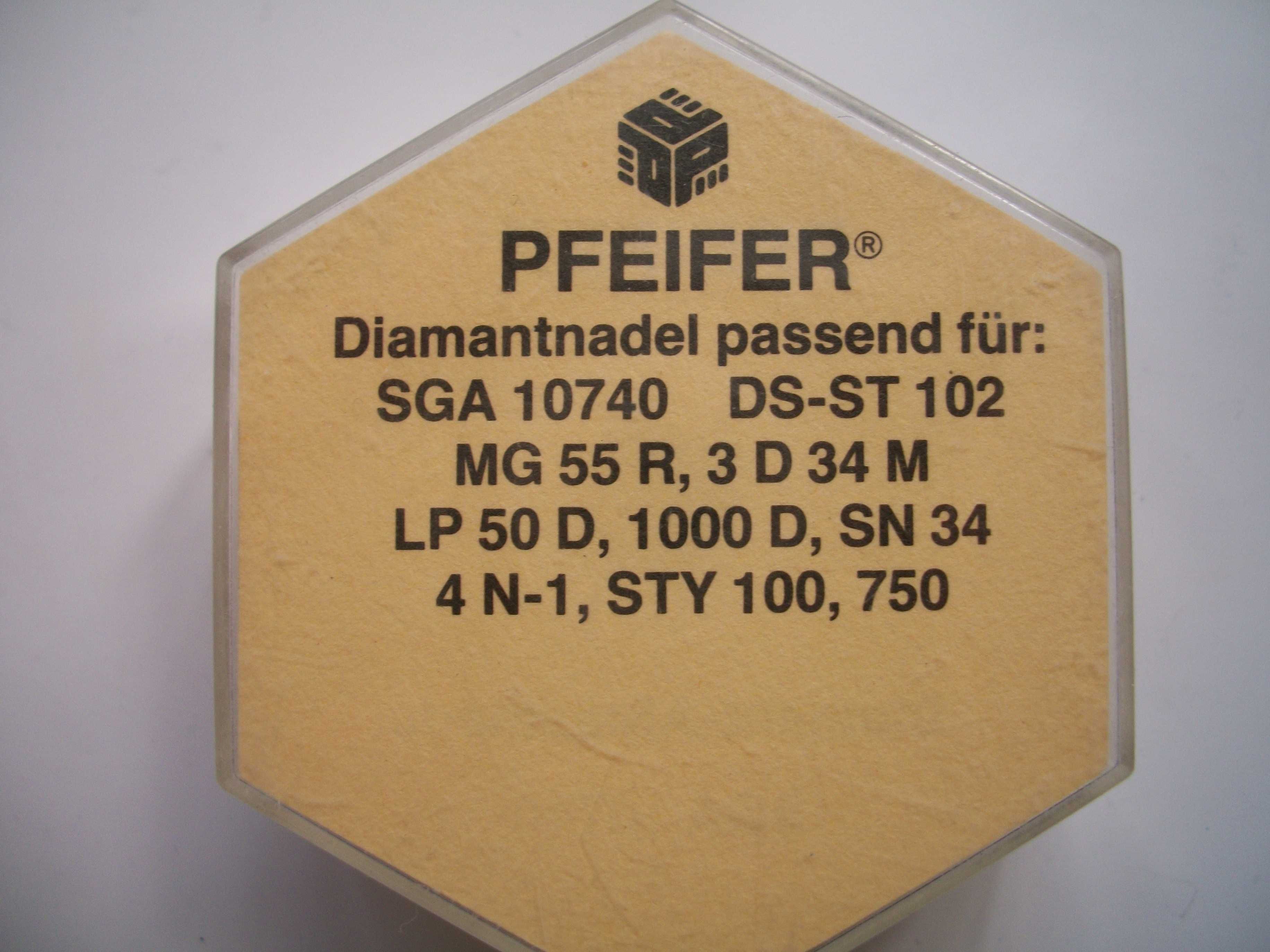 игла для проигрывателя алмазная Pfeifer SGA 10740 Sharp ,Sansui ..