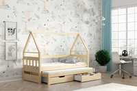 Drewniane łóżeczko dla dzieci OLA 2 os. - 6 kolorów do wyboru! HIT