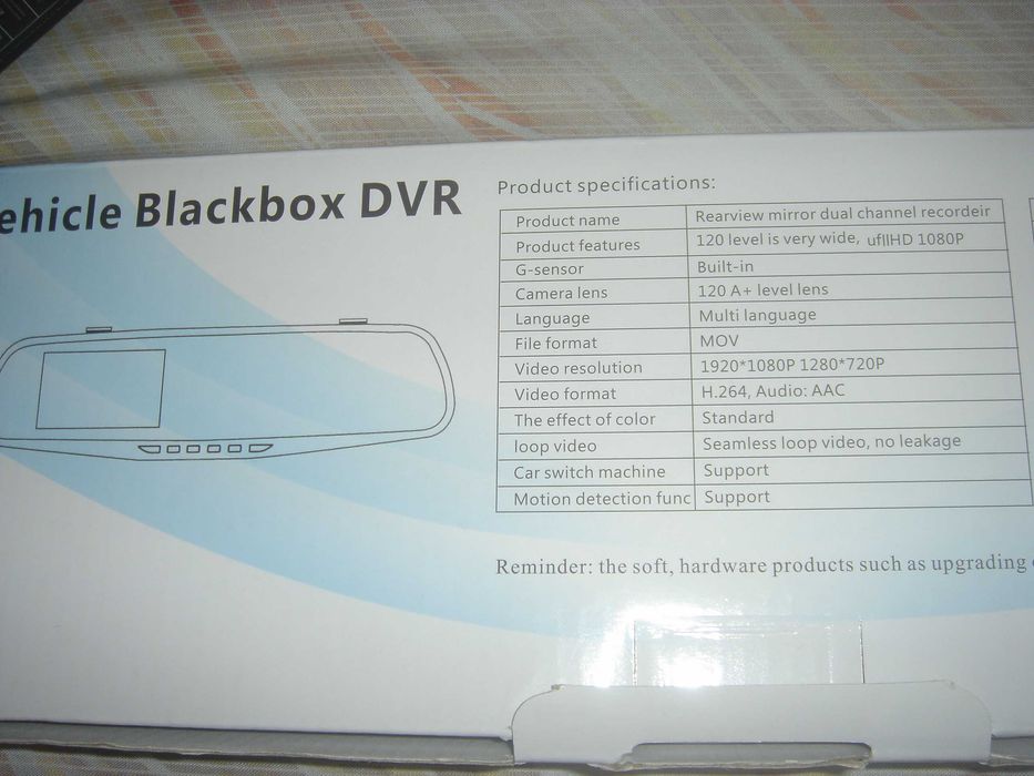 Espelho retrovisor com camera