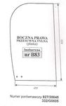 JCB 8025ZTS, 8026CTS, 8030ZTS, 8035ZTS - szyba B 83 NR. 927/20045