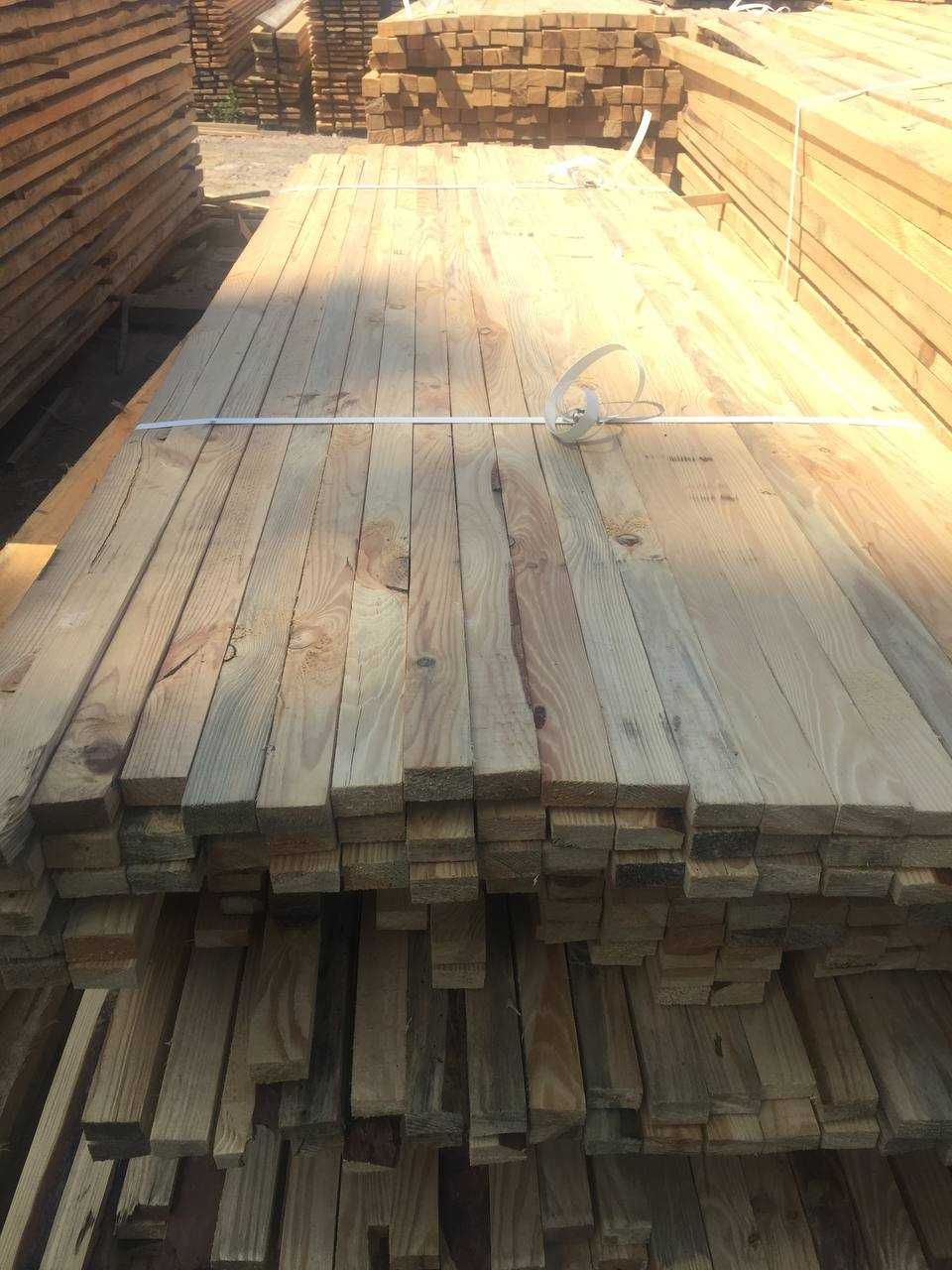 Брус сосна 50*200*4 або 6 метровий. Дошка обрізна для будівництва.
