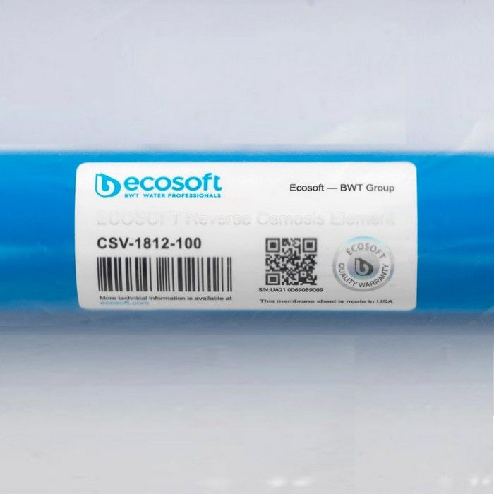 Орігінальна Мембрана Ecosoft 50 та 75  для систем зворотного осмосу