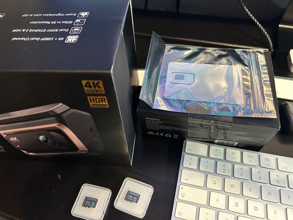 DDPAI Z60 Pro wideorejestrator 4K GPS +MINI2X +tylna+hardwire kit+4G