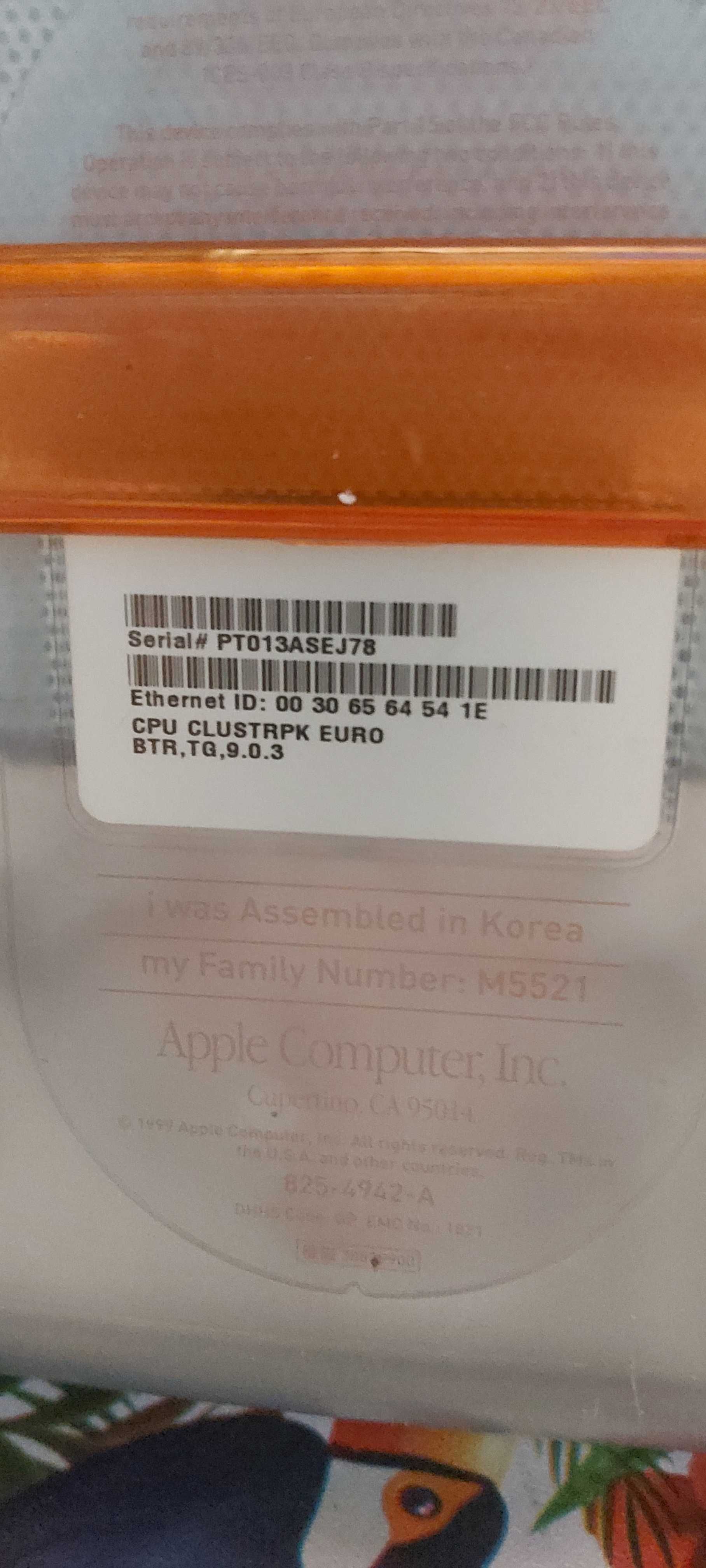 IMAC G3 com teclado e rato originais
