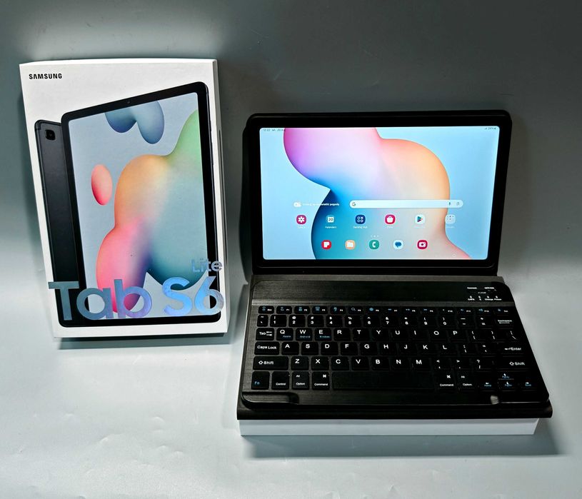 Tablet Samsung Galaxy Tab S6 Lite 4G LTE Jak Nowy Etui Klawiatur Rysik