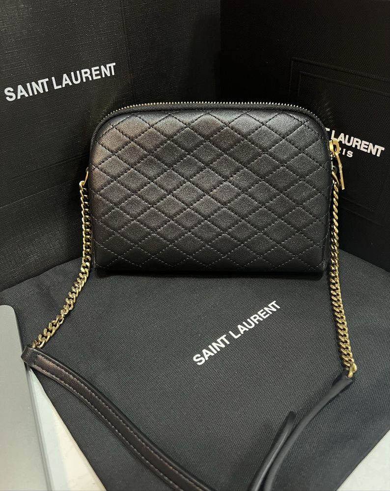 Сумка YSL Saint Laurent Gaby zippered lambskin Ив Сен Лоран Люкс