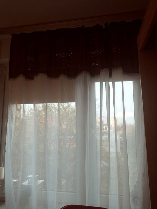 Firanka nowa na szerokiej taśmie