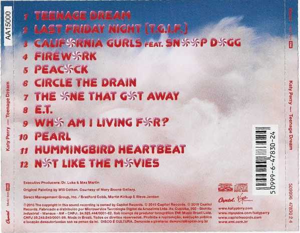 KATY PERRY- TEENAGE DREAM - CD - płyta nowa , zafoliowana