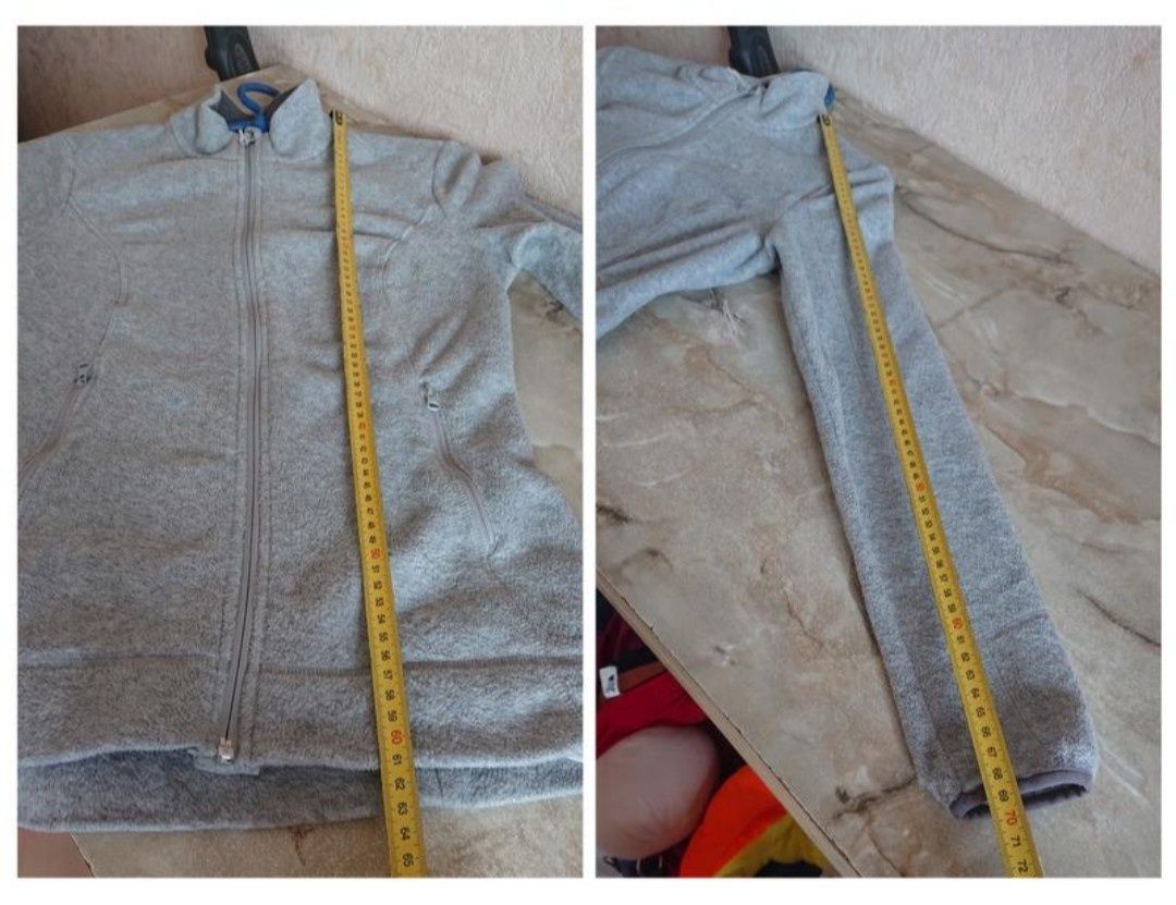 Флисовая кофта на змейке quechua