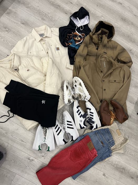 Пуховик Dickies сорочка Carhartt Boggi milano Adidas