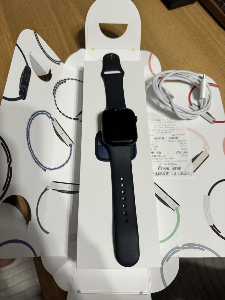 Apple Watch 9 LTE stan idealny