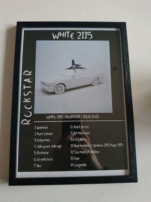 White 2115 - Rockstar, plakat A4 z ramką