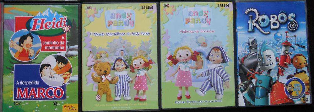 DVDs de animação - Cowboy Bebop, Miyazaki, Madagascar, O Mágico, etc