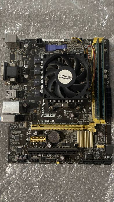 Комплект Asus A58M-K+ Amd Athlon 740