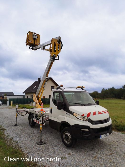 Podnośnik koszowy zwyżka 20 m –elewacje, dachy, drzewa. Multitel HX200