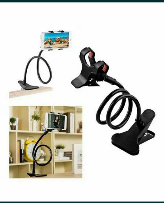 Гибкий металлический держатель для телефона Орегинал.Универсальный.