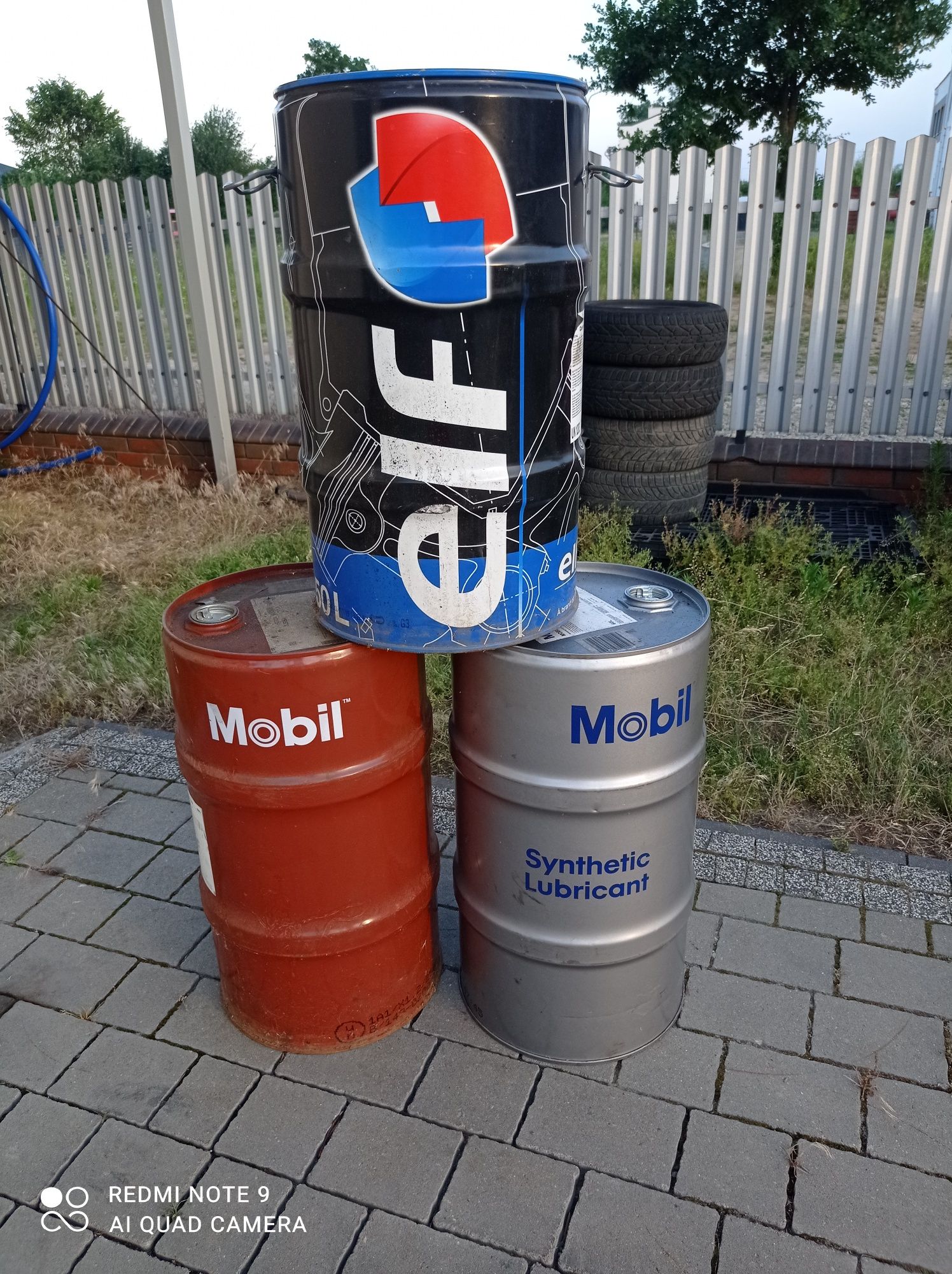 Beczki metalowe 60 litrów