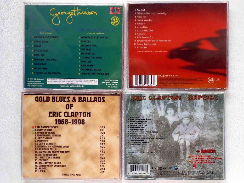 George Harrison(2), Eric Clapton(2). (4 CD диска)