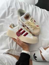 Кроссовки ADIDAS SUPERSTAR Bonega Heart Beige