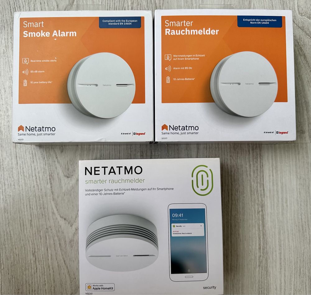 Netatmo Smart Smoke Alarm Apple Homekit