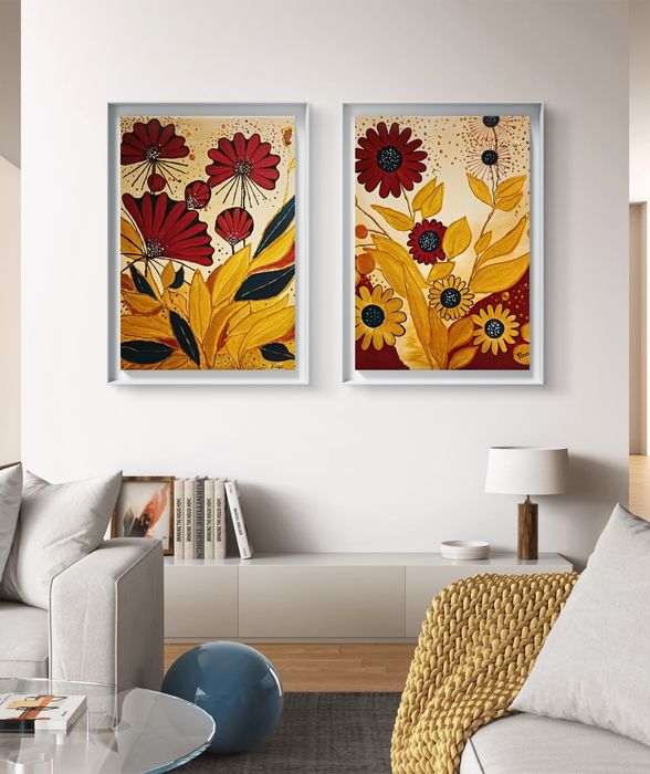 Obrazy akrylowe rękodzieło