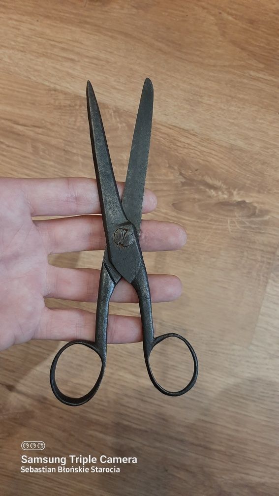 Stare przedwojenne nożyczki nożyce narzędzia