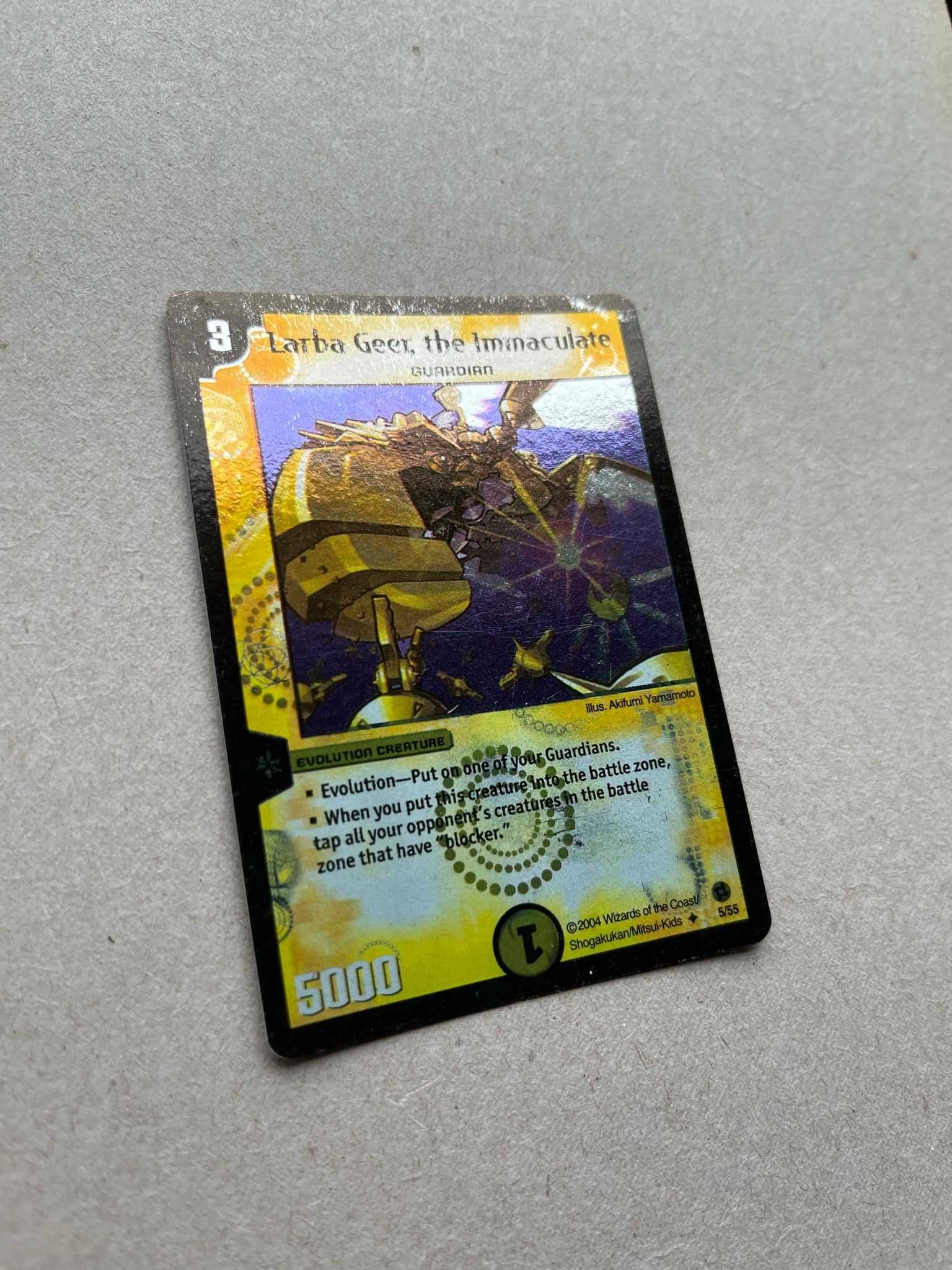 Karta Duel Masters Larba Geer, the Immaculate holo