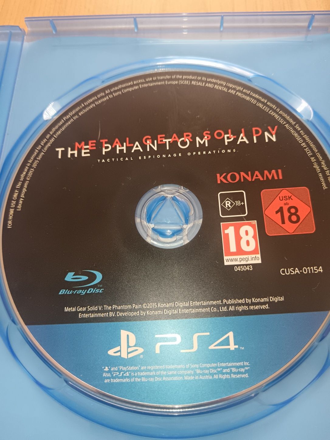 Metal Gear Solid V Phanton Pain-PS4