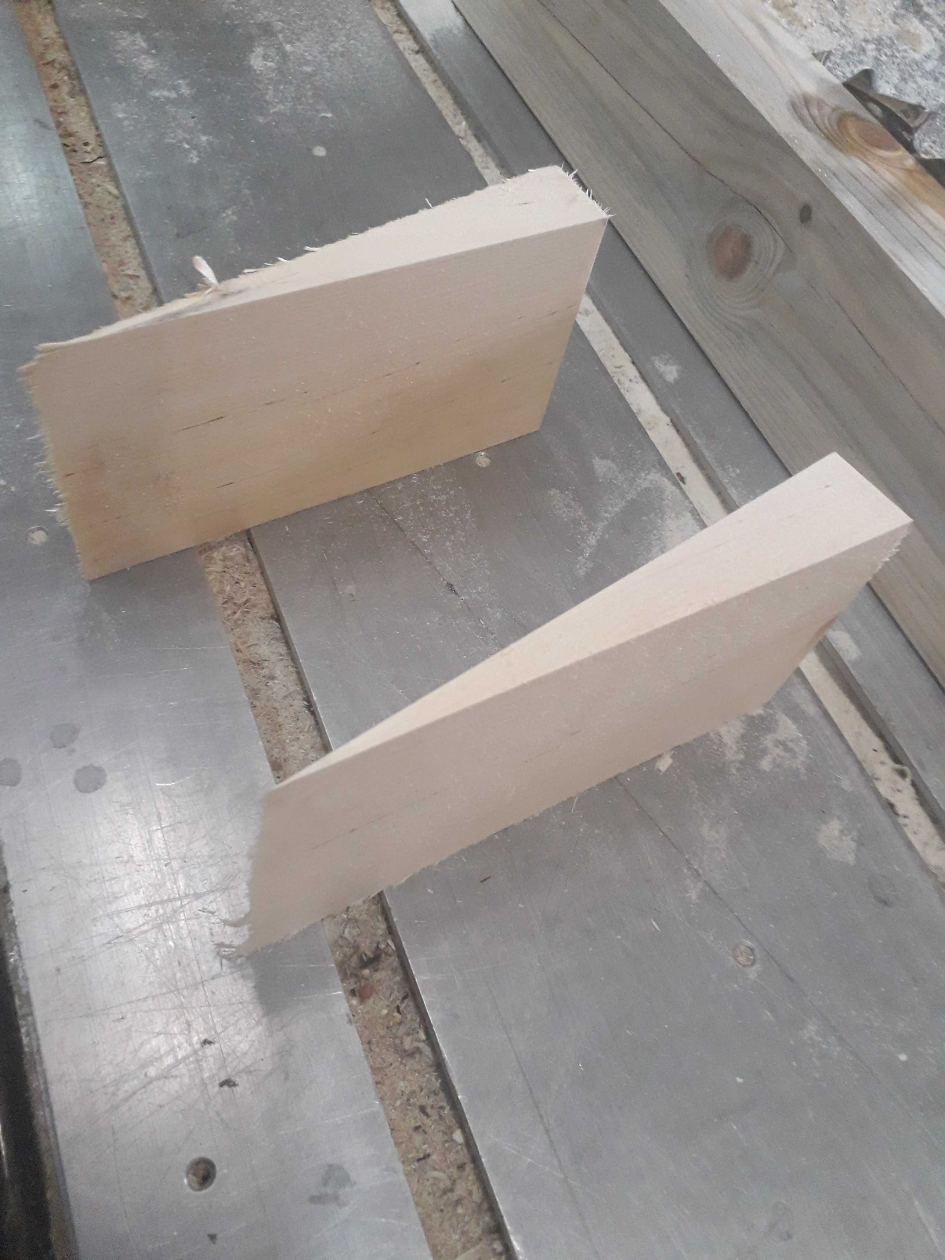 Klin drewniany Duży 20x10x10cm podkład kliny
