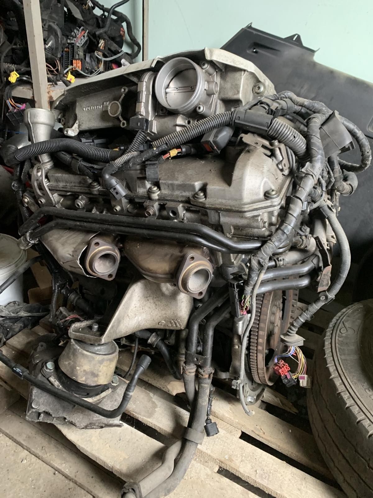Двигатель vw audi w12