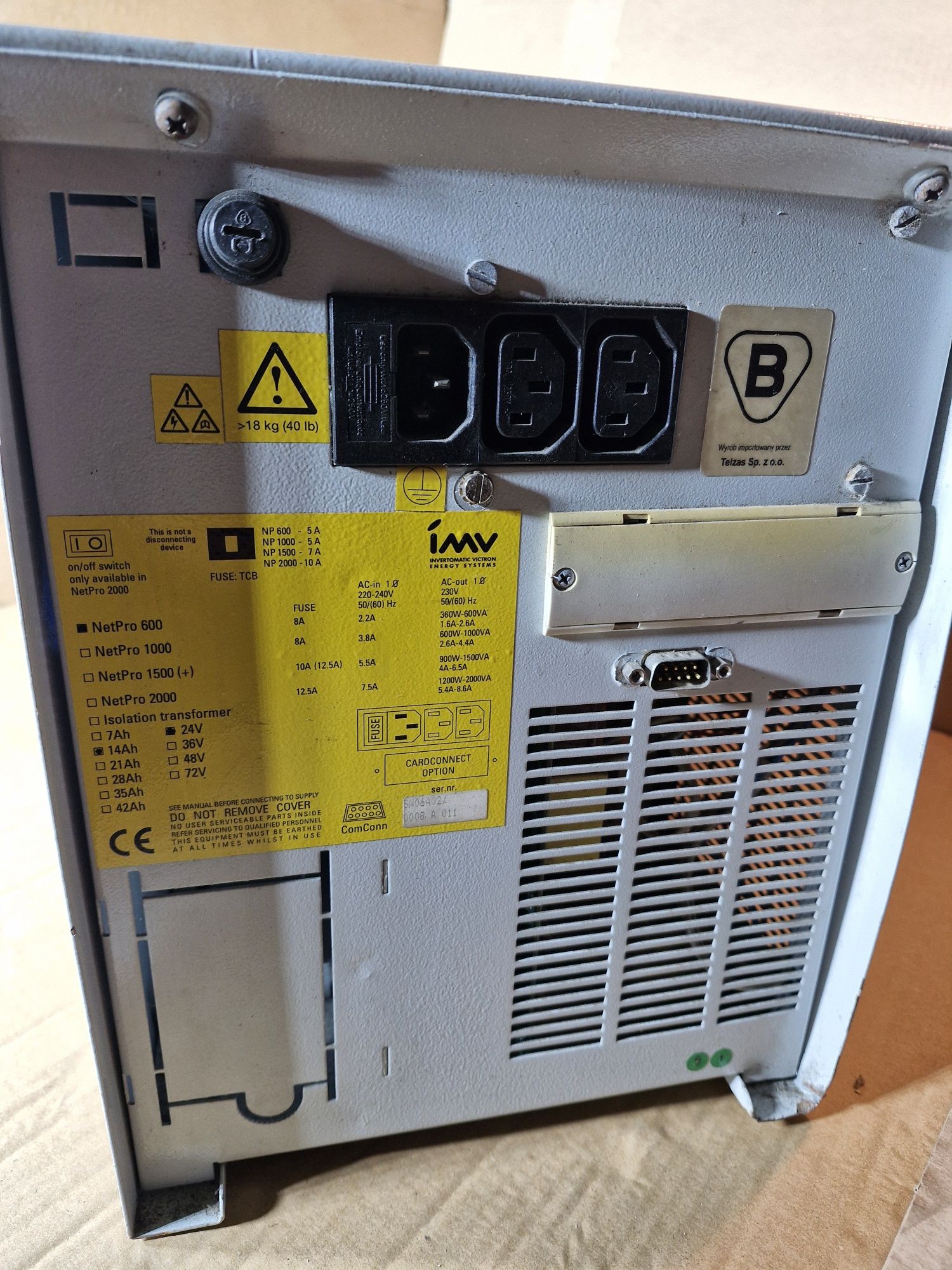 UPS IMV NetPro 600