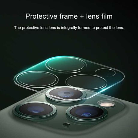 Pelicula vidro cameras traseiras iPhone 11 / 12 / 11 Pro / 11 Pro Max