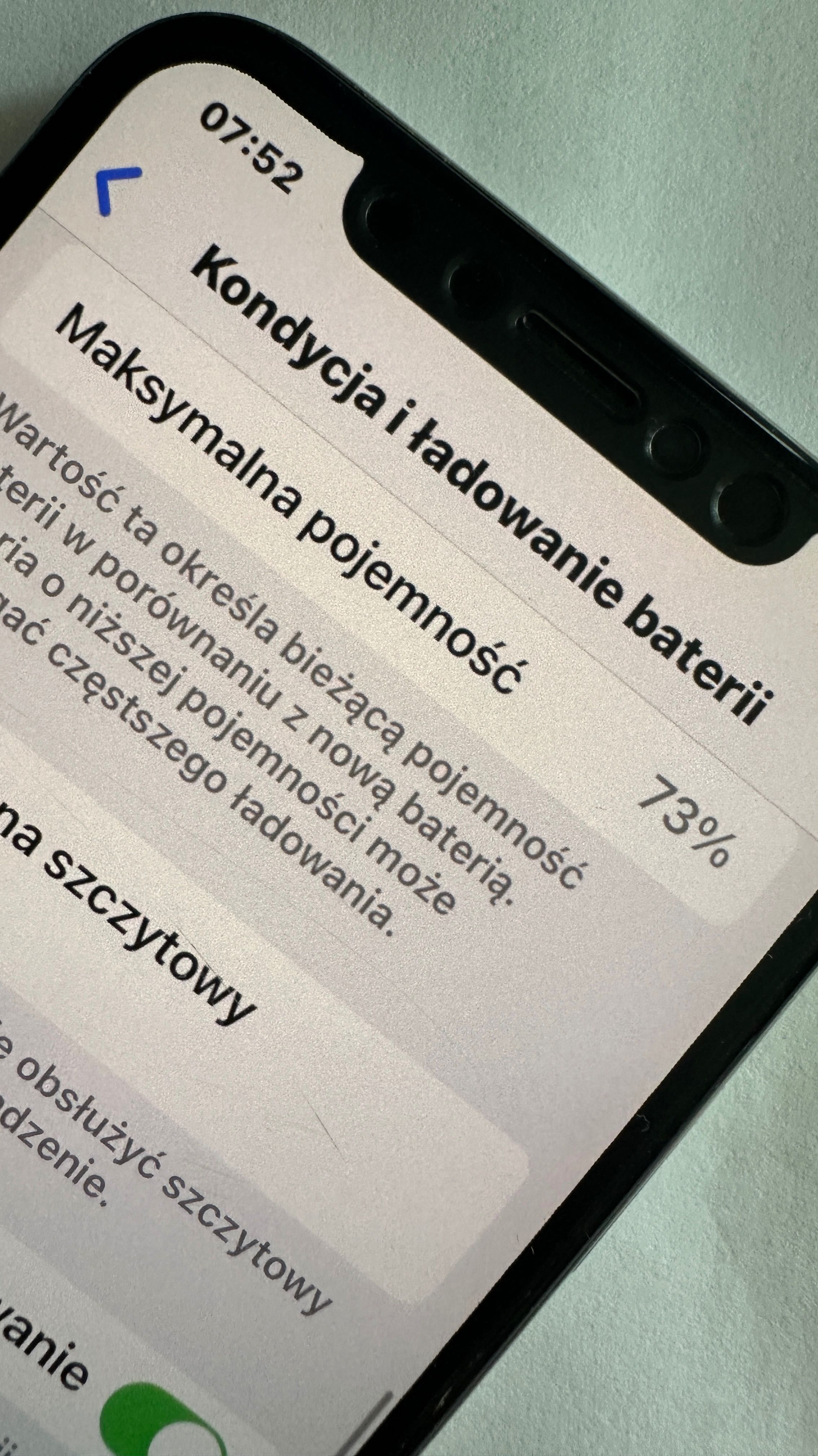 iPhone XS 256gb stan baterii 73%