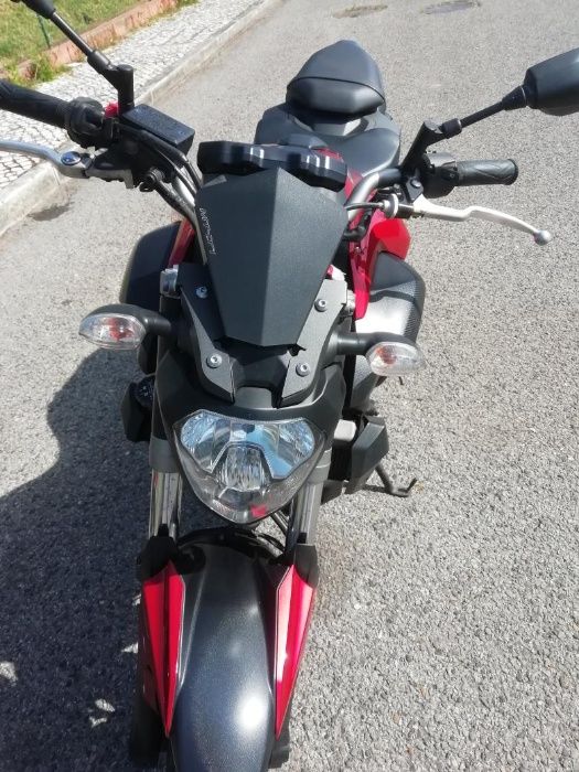 Vidro viseira Yamaha MT 07 e MT-09 MT 07 MT 09 corta vento