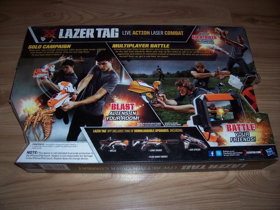 nowy pistolet Lazer Tag