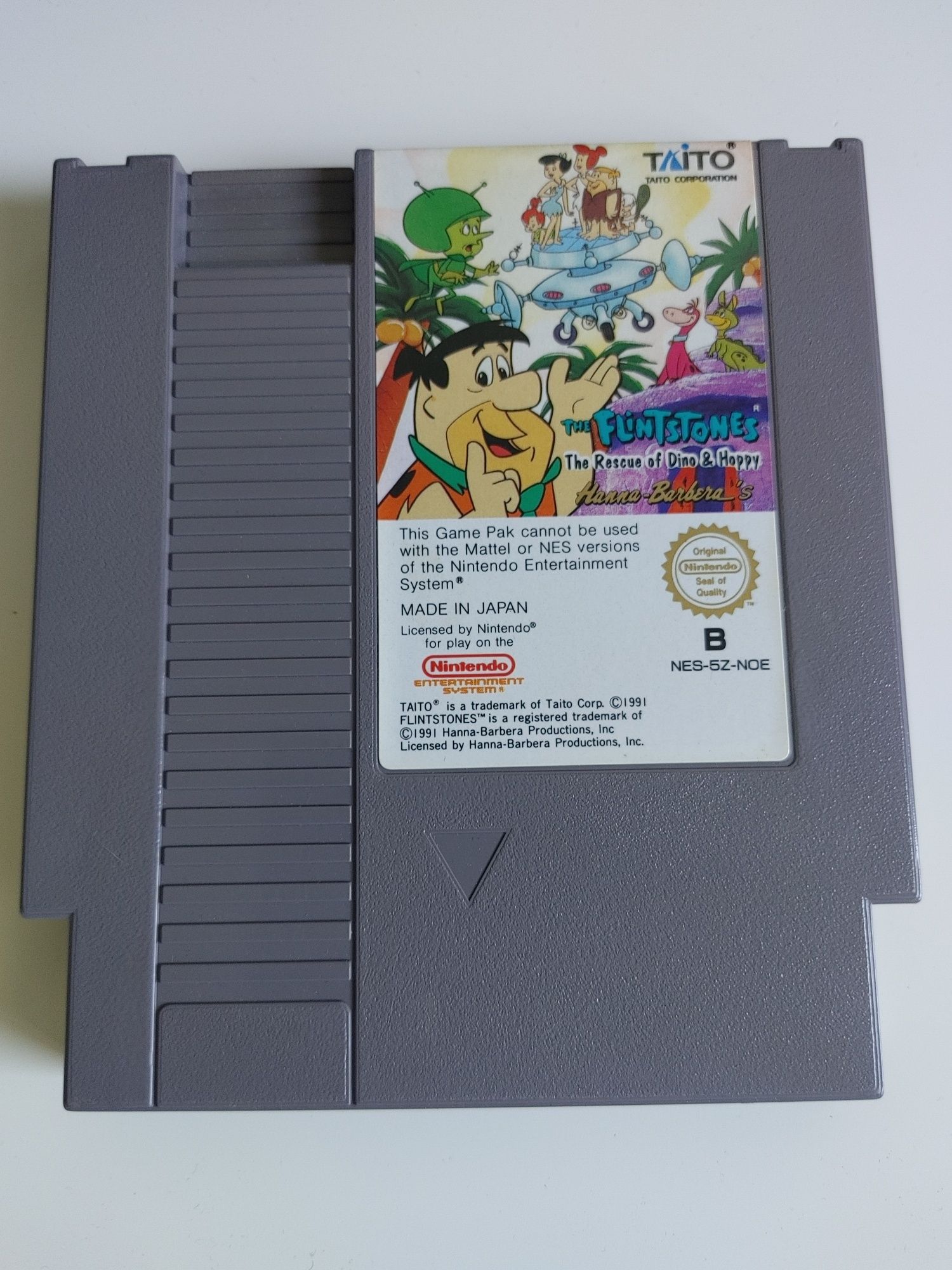 The Flintstones Gra Nintendo NES Sprawna SPRAWDŹ