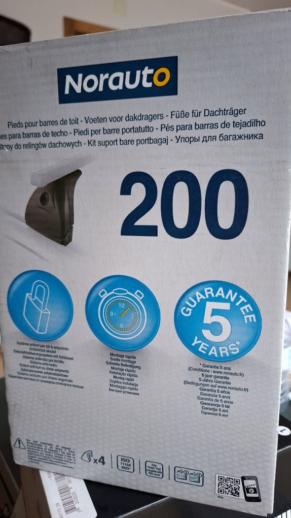 Kit de fixação para barras de tejadilho