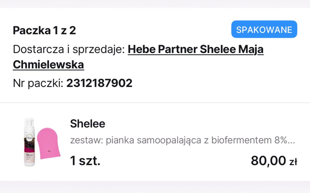 Samoopalacz w formie pianki z biofermentem z owsa i witaminami A+E+C.
