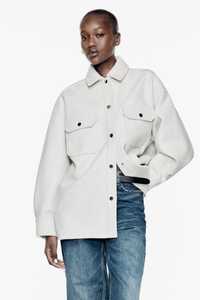 Сорочка Zara куртка рубашка блейзер жакет кардиган