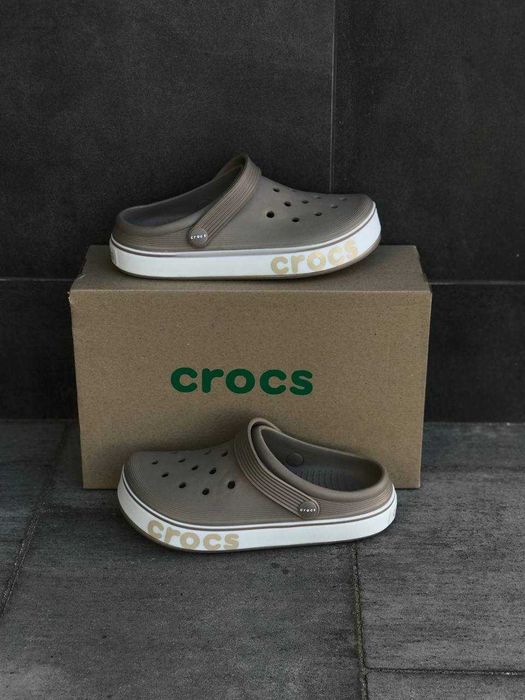 Тапочки Crocs мужские для дома улицы, двор /  Sand 37-46шлепанцы Крокс