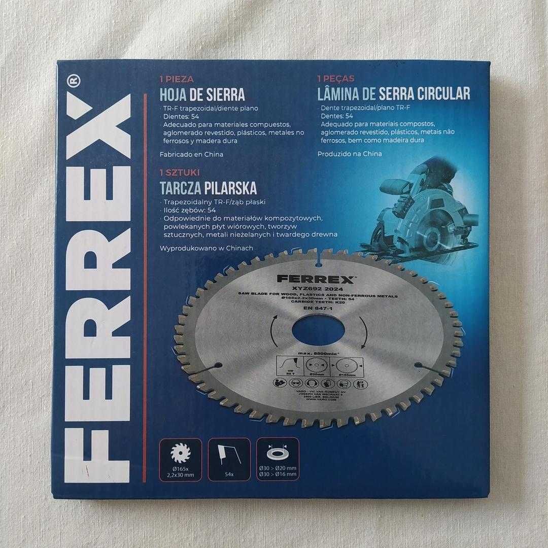 Lâmina de Serra Circular 165mm diâmetro 54 Dentes NOVA NUNCA USADA