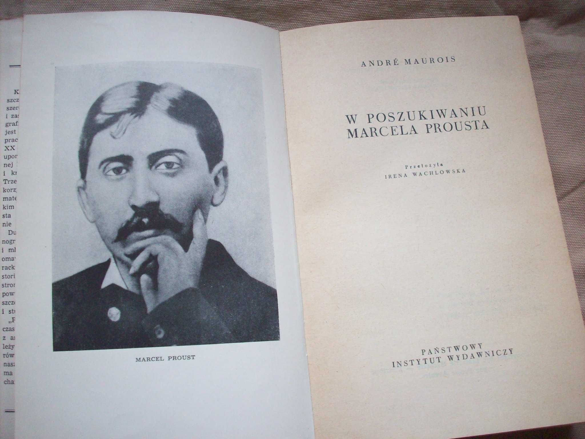 W poszukiwaniu Marcela Prousta.