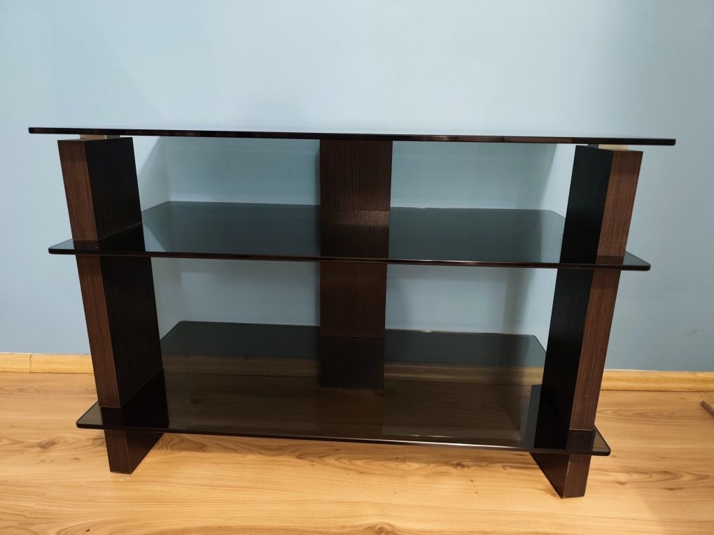 Szafka RTV wenge plus szkło 80x40x57wys