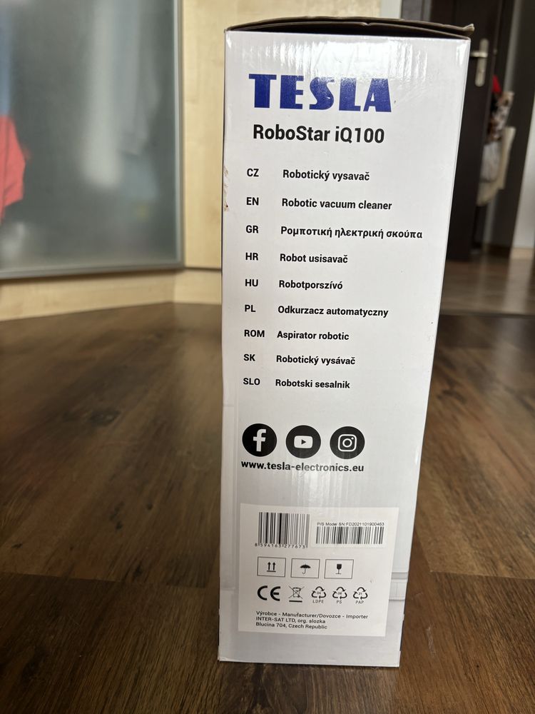 TESLA RoboStar iQ100 Robot Sprzątający Odkurzacz Mop inteligentny