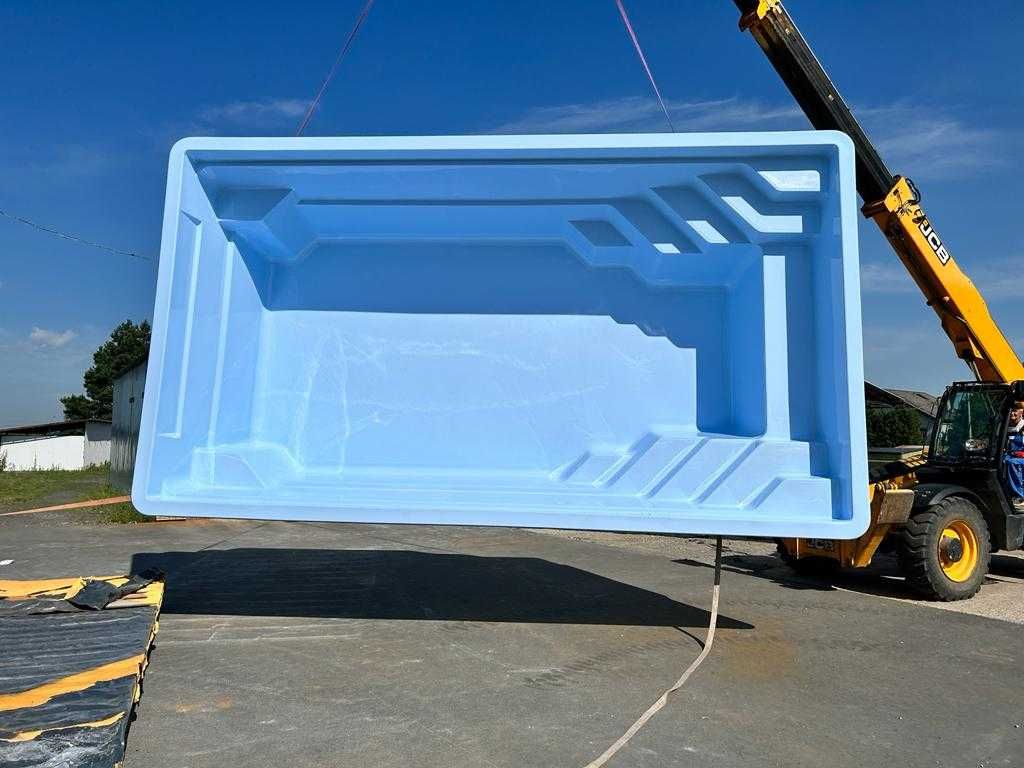 SP Lord 6,50 x 3,70 basen poliestrowy od PRODUCENTA ! ogrodowy