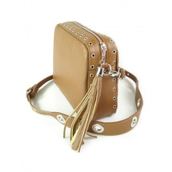 Listonoszka  Srebrne Okucia Vera Pelle Camel  Vp1188C