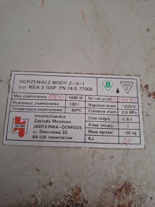 Witam sprzedam ogrzewacz