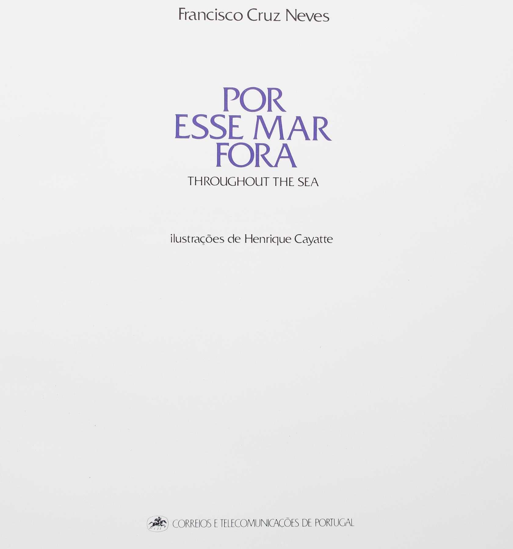 Livro dos CTT "Por Esse Mar Fora" A aventura dos Descobrimentos - Novo